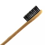 Classic toothbrush, straight handle, black color, model PS04